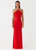 Trieste Maxi Dress Red