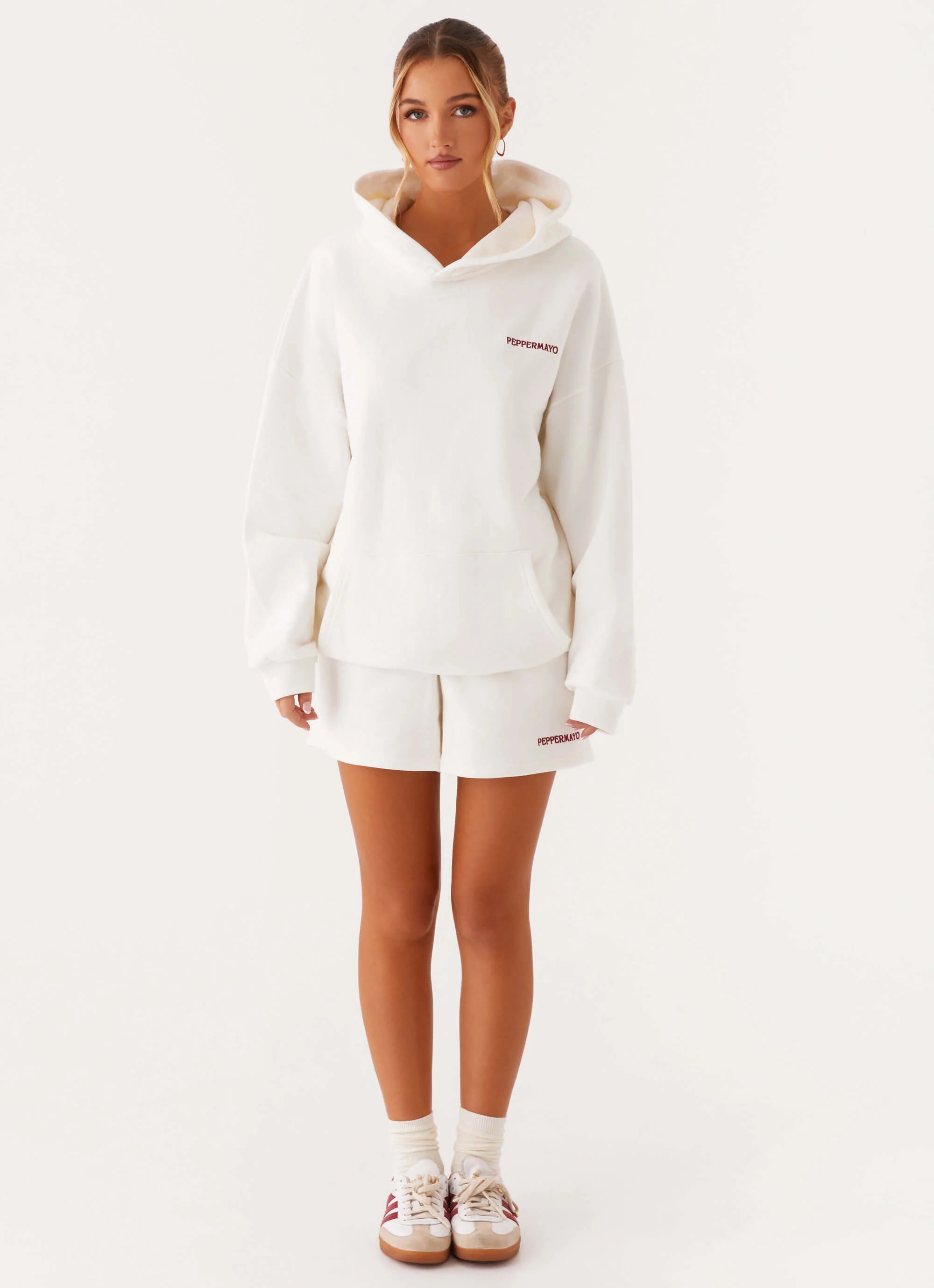 Signature Oversized Hoodie Ivory