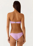 Delta Bandeau Bikini Top Lavender