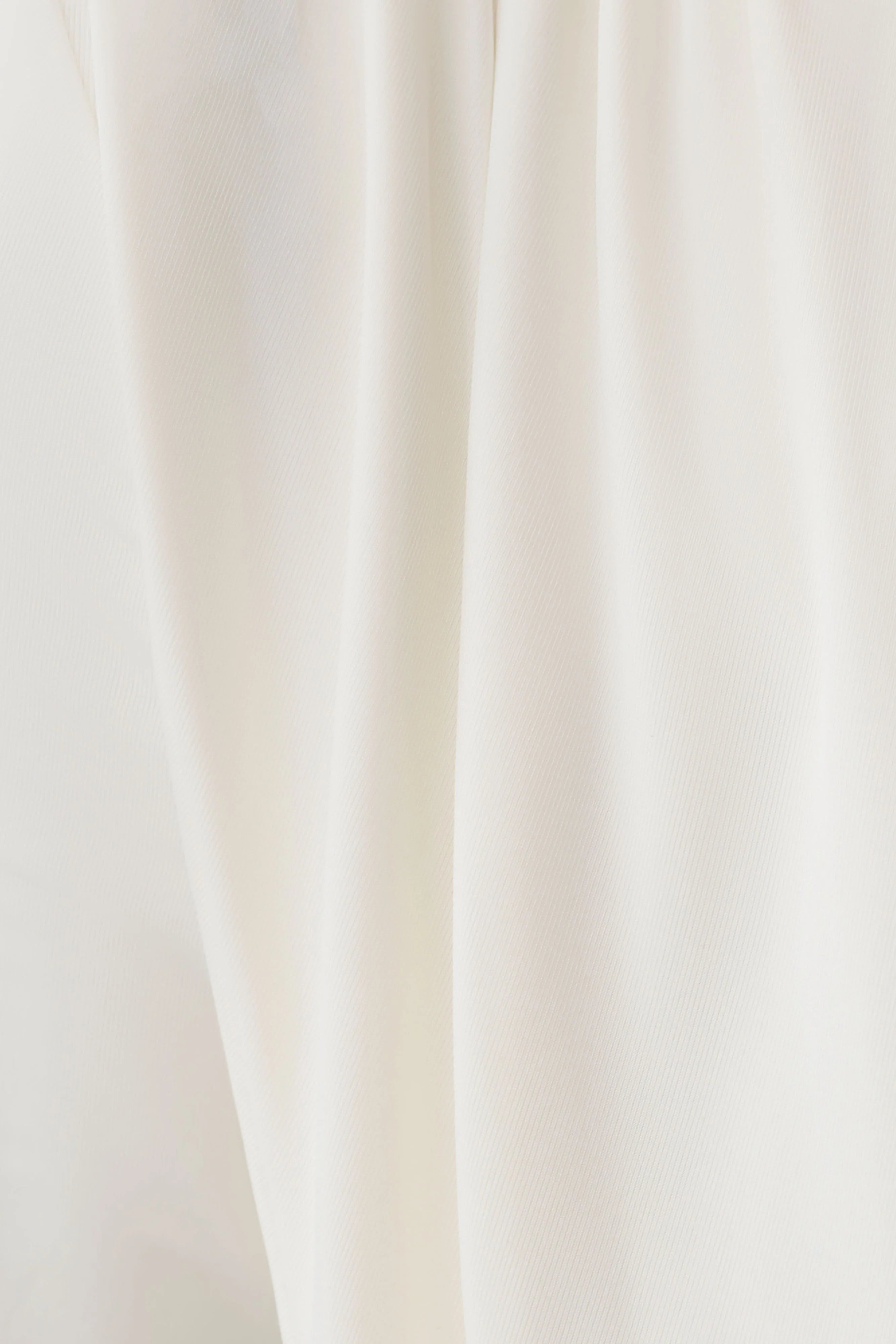 Ren Cowl Long Sleeve Slinky Bodysuit Ivory