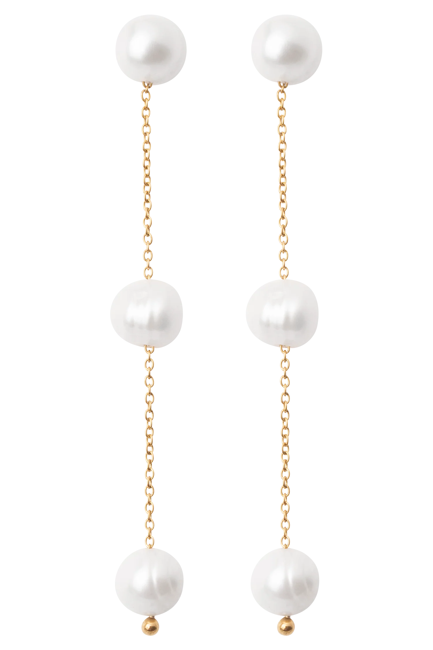 Bodhi Freshwater Pearl Drop Earrings Pearl