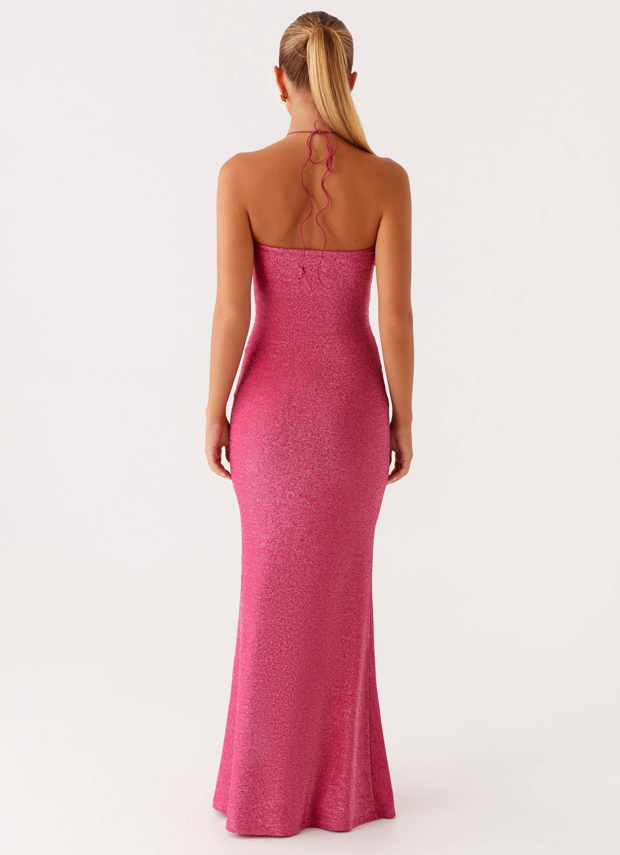 Lorenzo Maxi Dress Raspberry