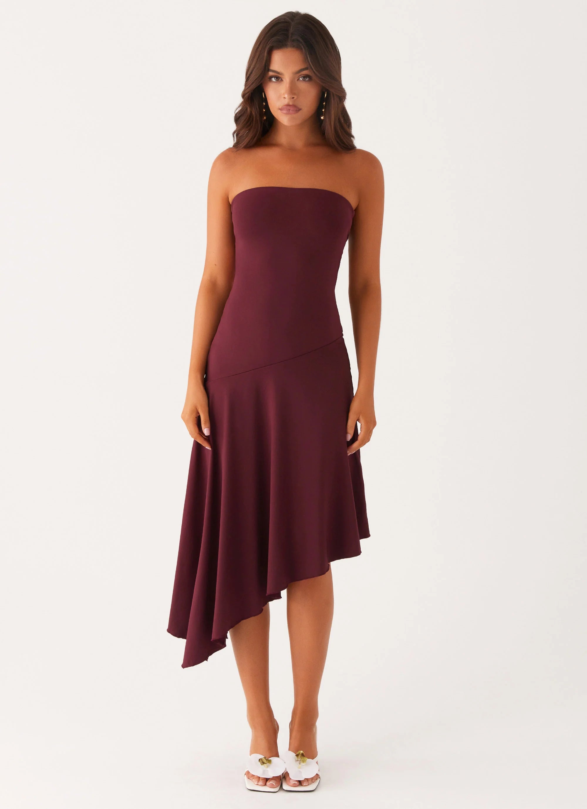 Juliana Midi Dress Mulberry