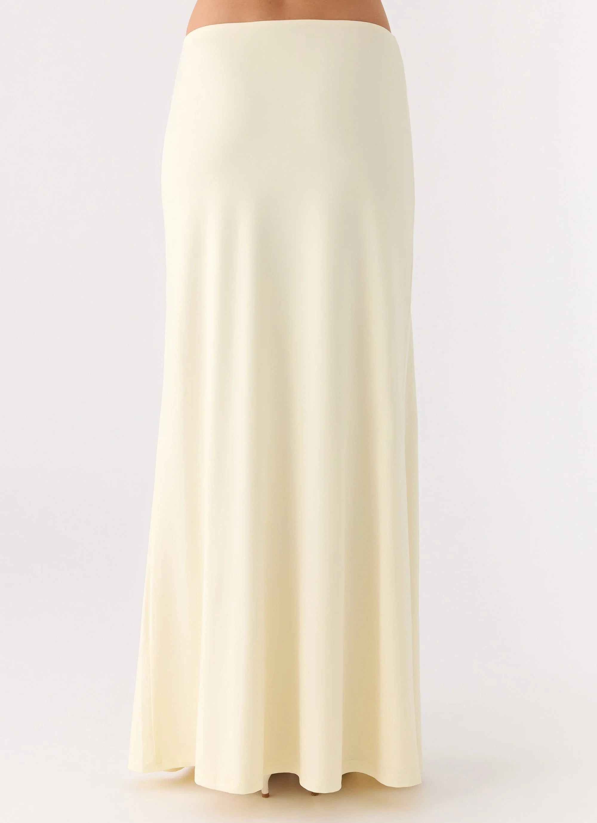 Like A Flower Maxi Skirt Lemon Yellow