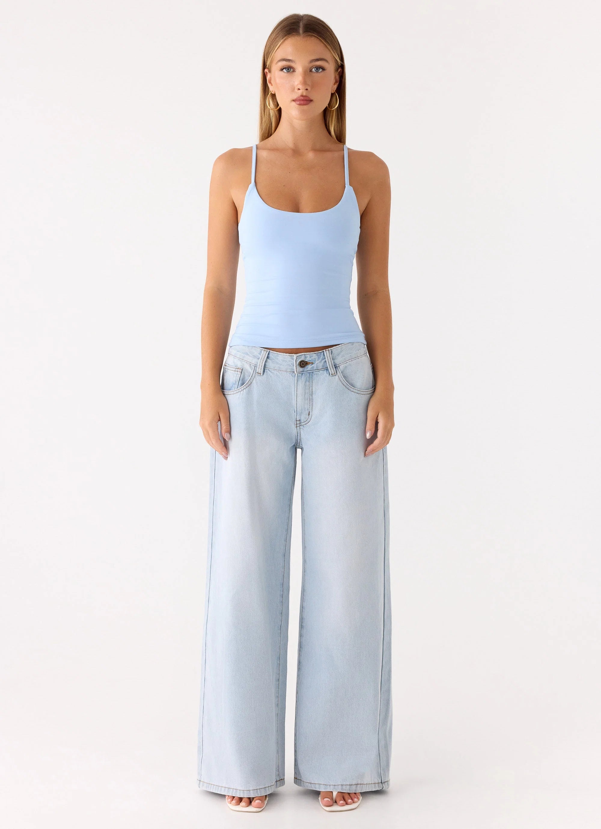 Blondie Tank Top Blue