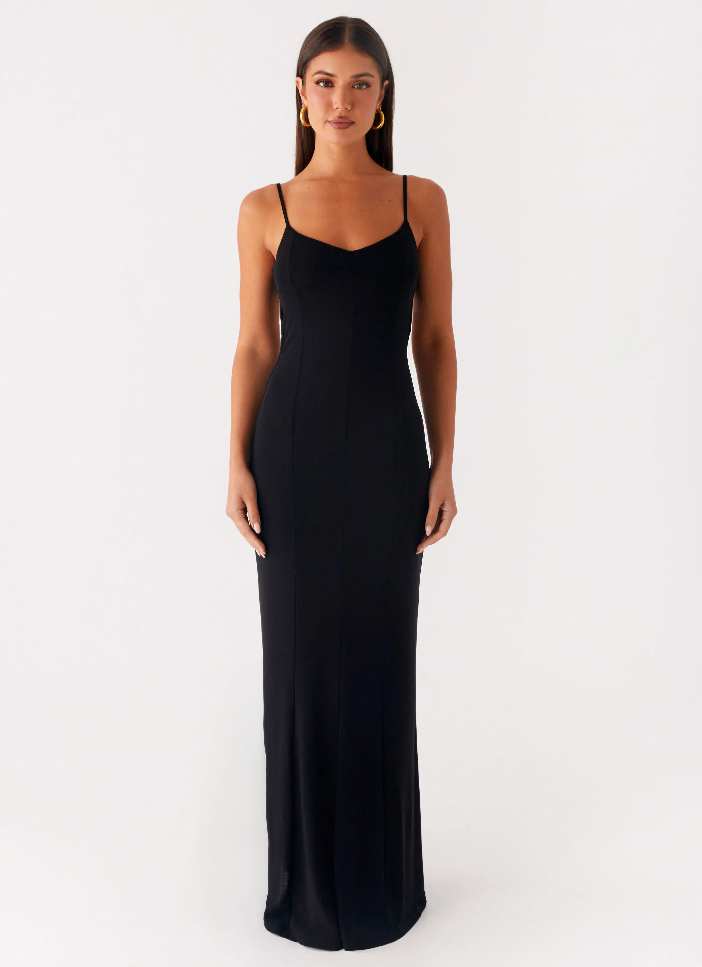 Serene Escape Maxi Dress Black