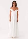 Basel Maxi Dress White