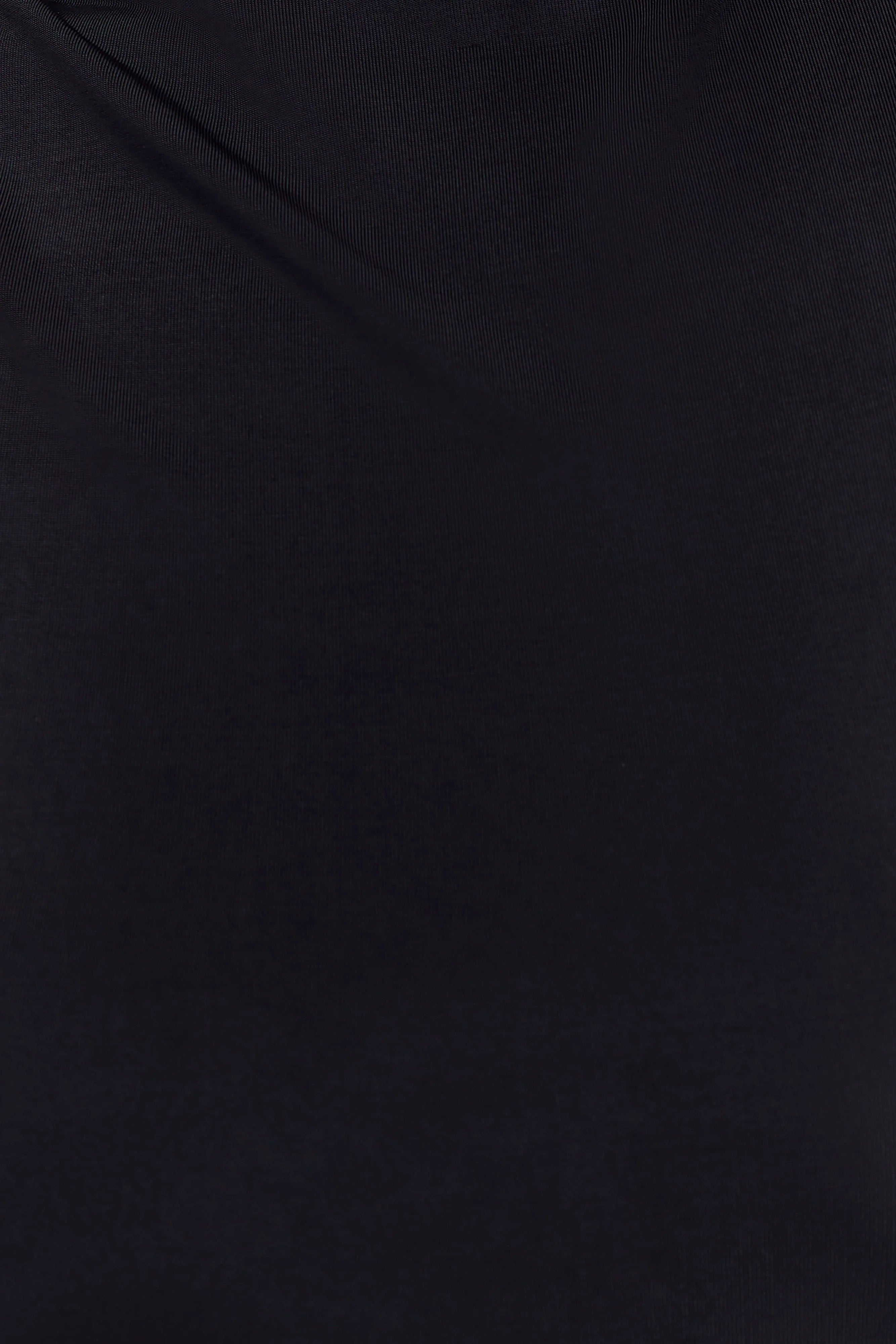 Kiyah Slinky Cut Out Maxi Dress Black