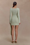 Terrymae Crochet Mini Skirt Pastel Green