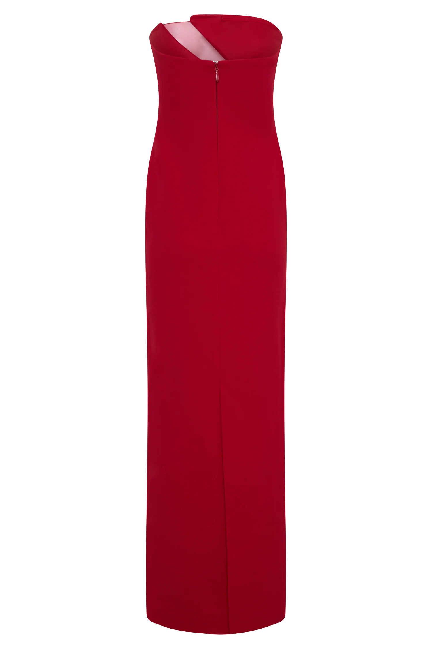 Lianne Strapless Maxi Dress Red