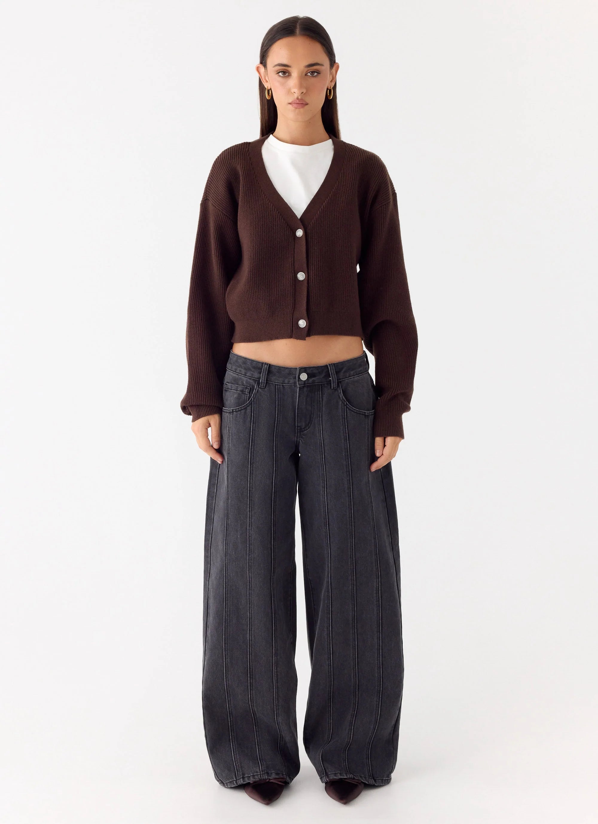 Ashby Knit Sweater Chocolate