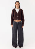 Ashby Knit Sweater Chocolate