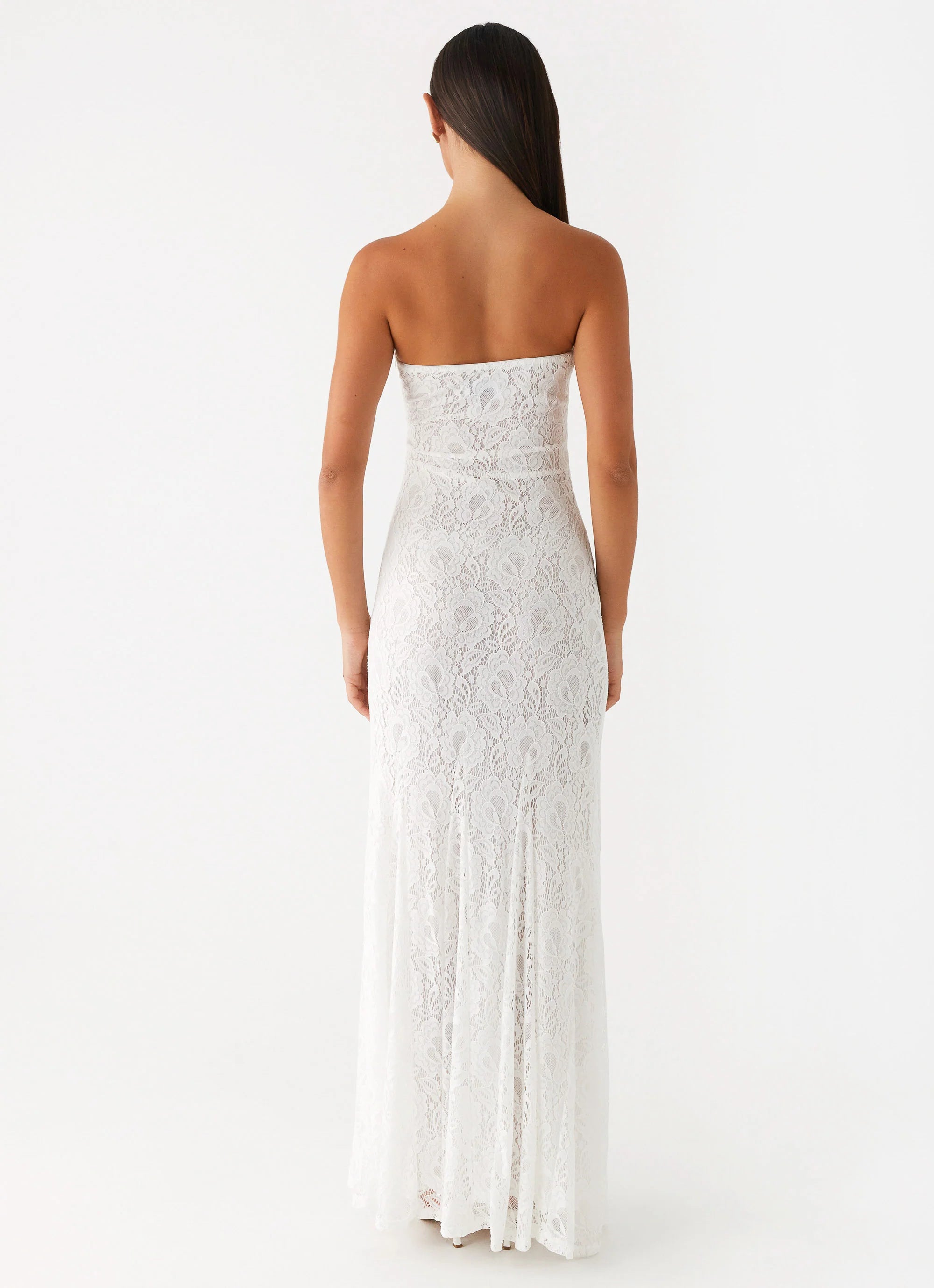Lolita Lace Maxi Dress Ivory