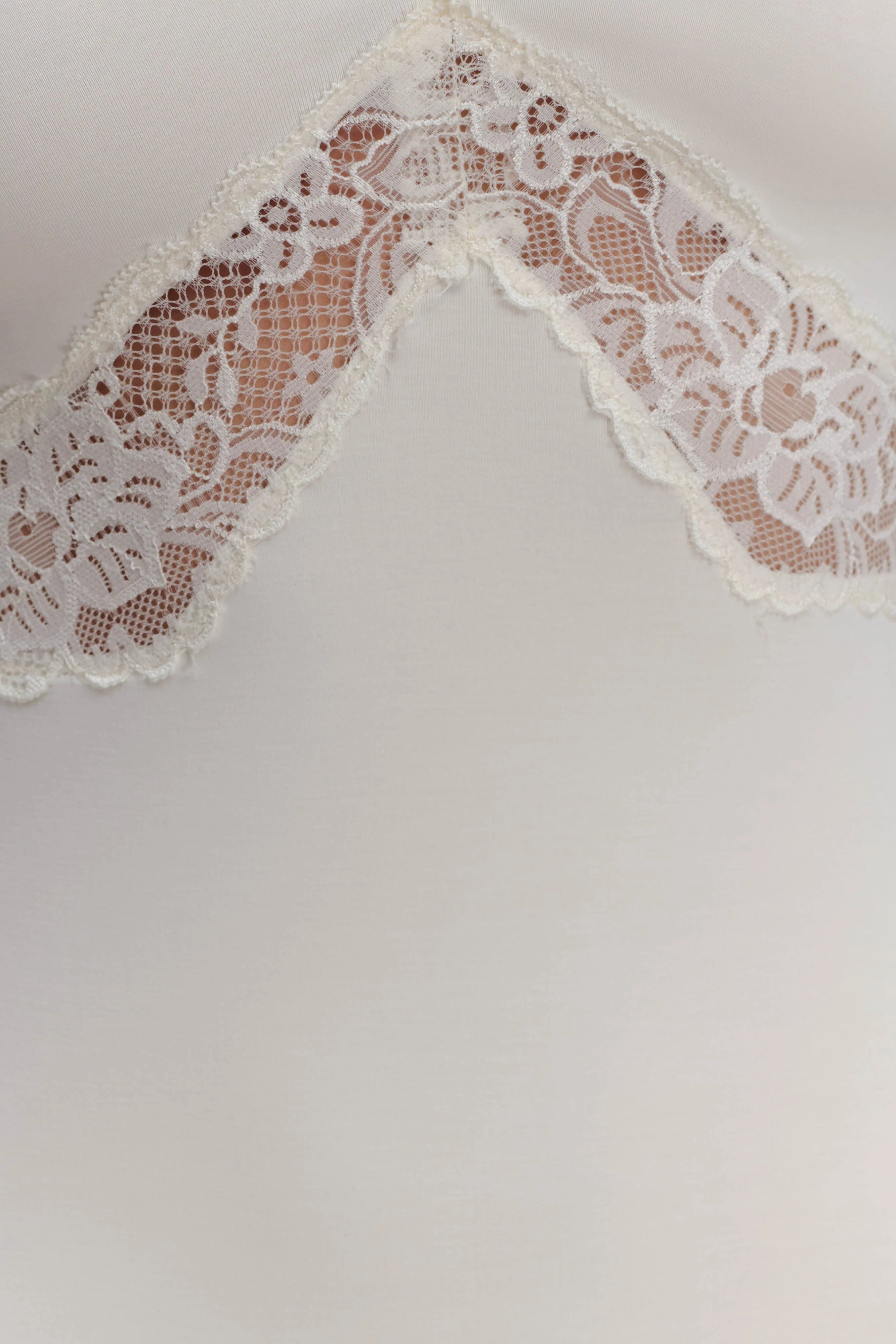 Electra Slinky Lace Mini Dress Ivory