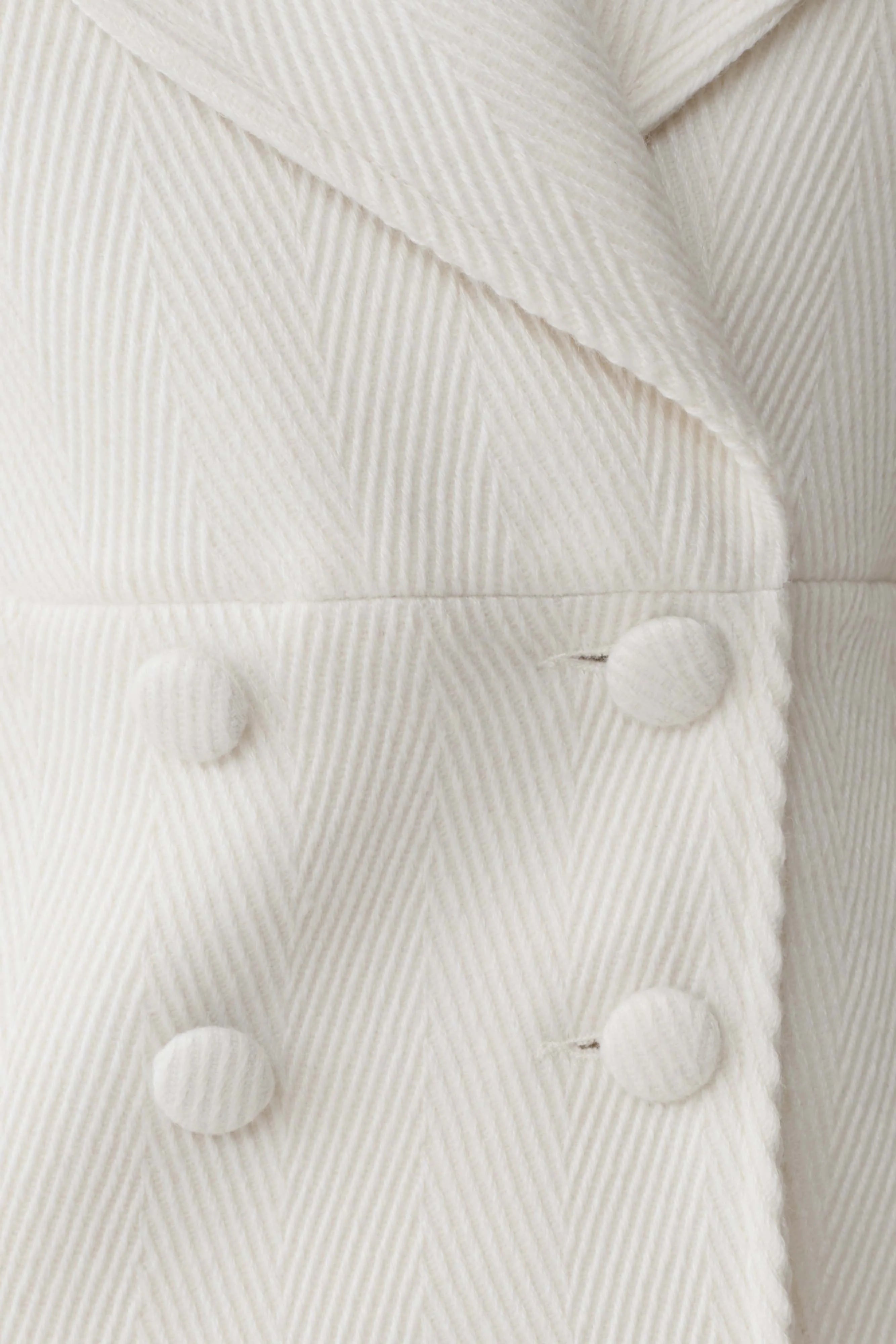 Elara Cropped Collared Jacket Ivory