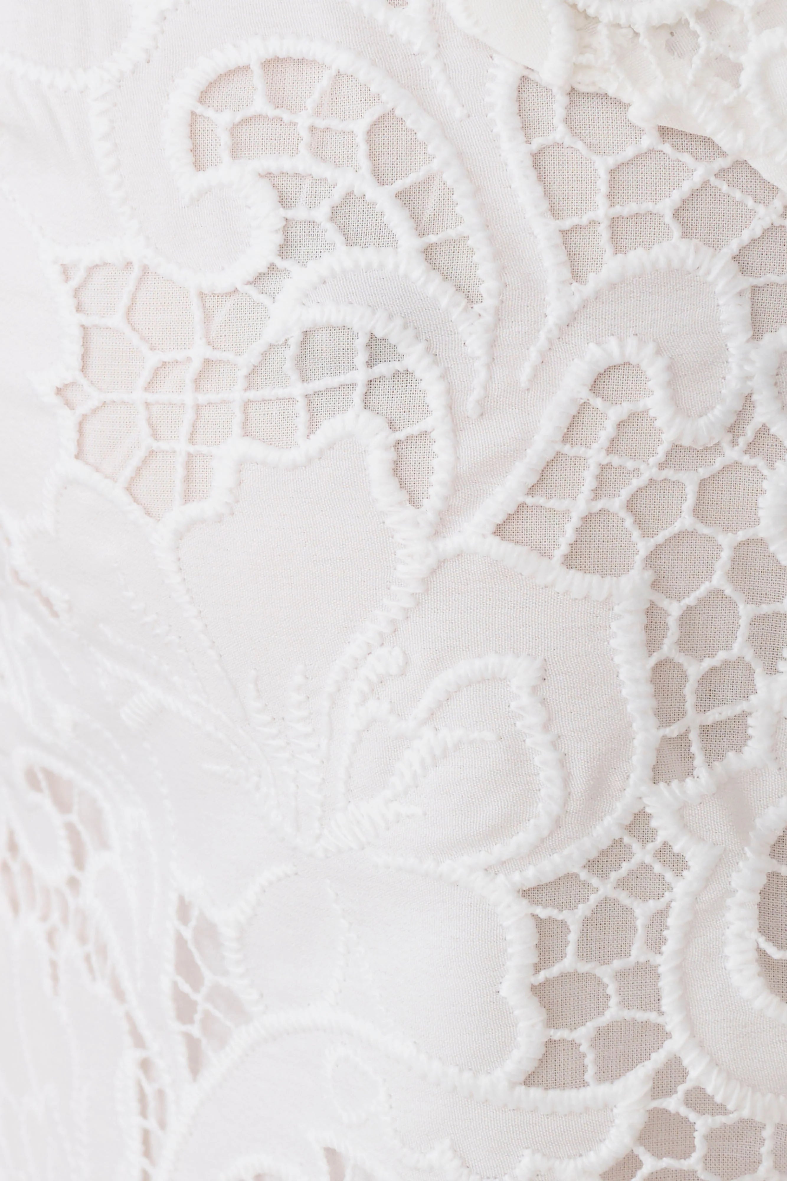 Tessa Broderie Mini Skirt White
