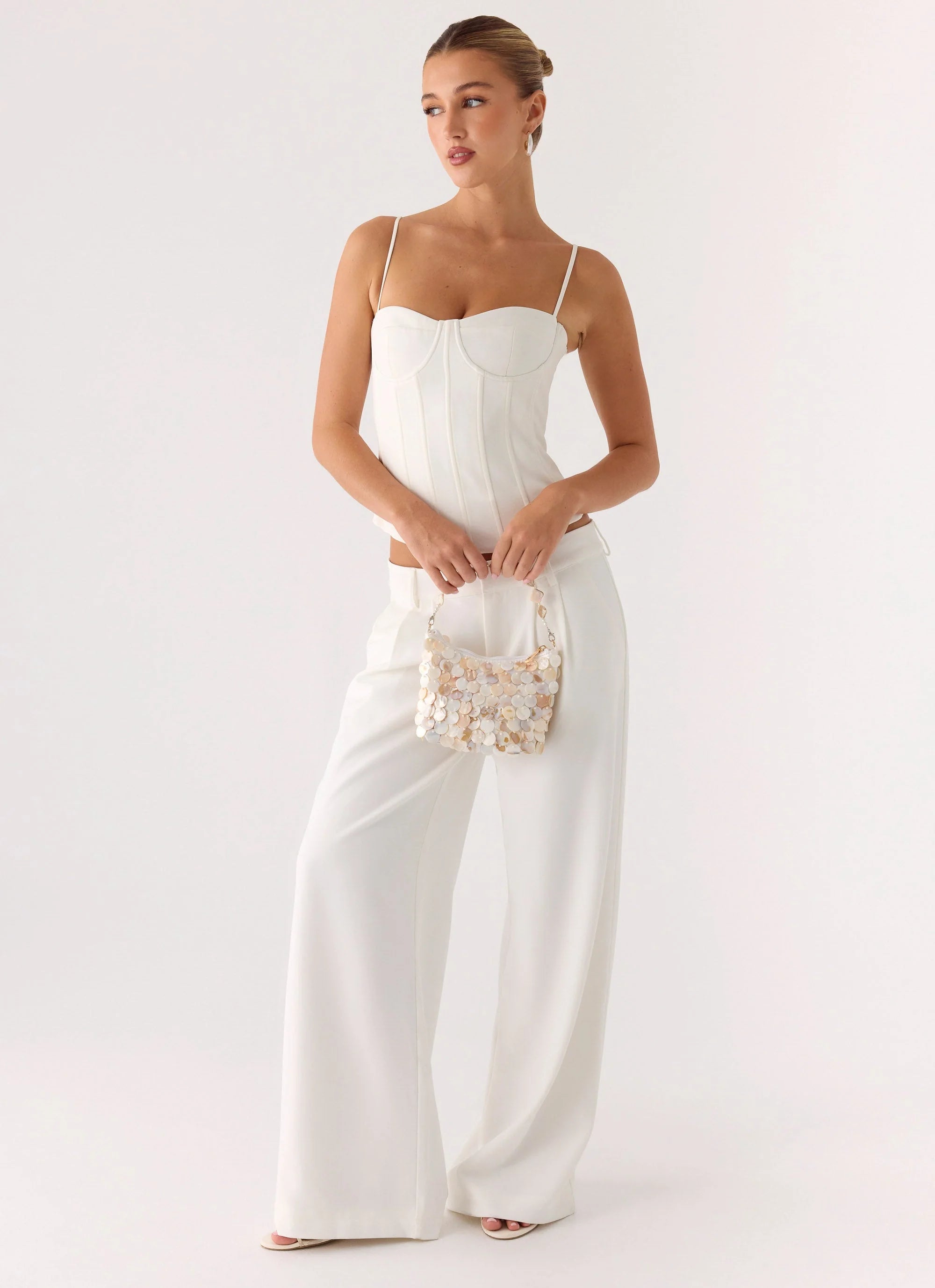 Solara Shell Bag Ivory