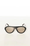 Otra Eyewear Maddy Black Aviator Sunglasses