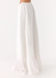 Lior Cotton Maxi Skirt - White