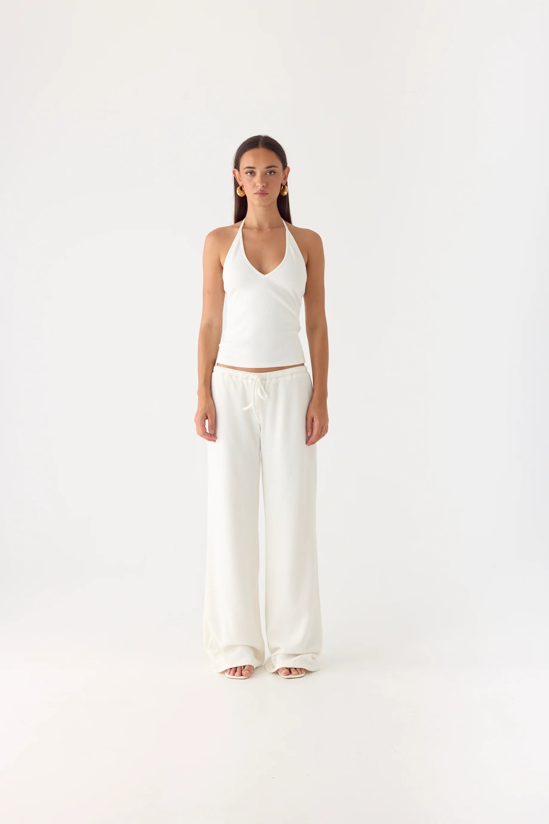 Amrita Halter Top - White