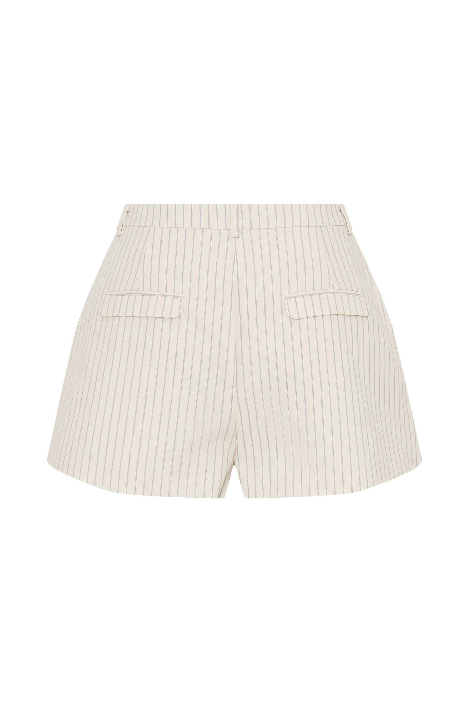 Alina Pintuck Cotton Shorts Stripe