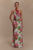 Rosalia Cowl Neck Maxi Dress Sonia Rose Print