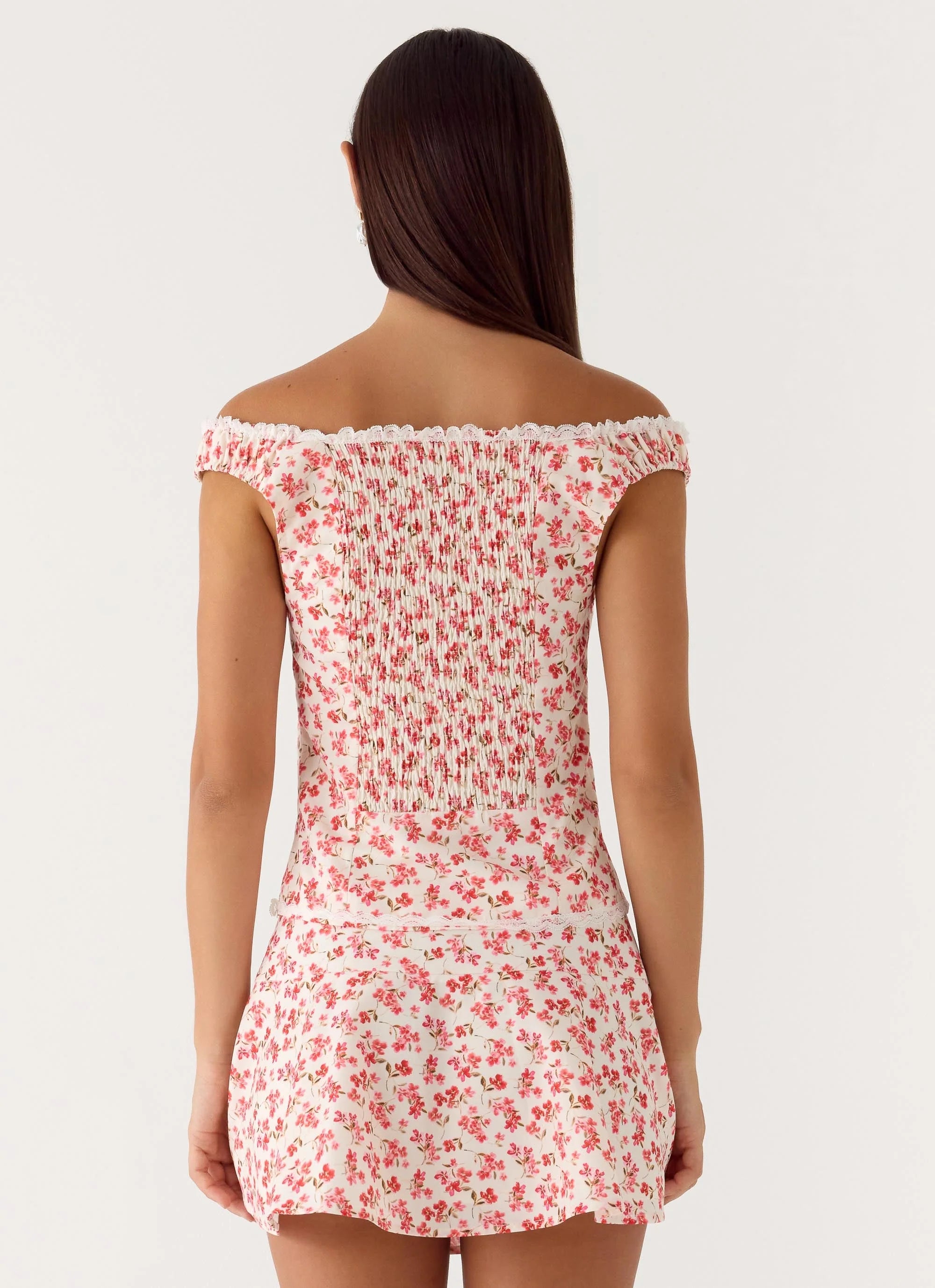 Anja Mini Skirt Porcelain Rose