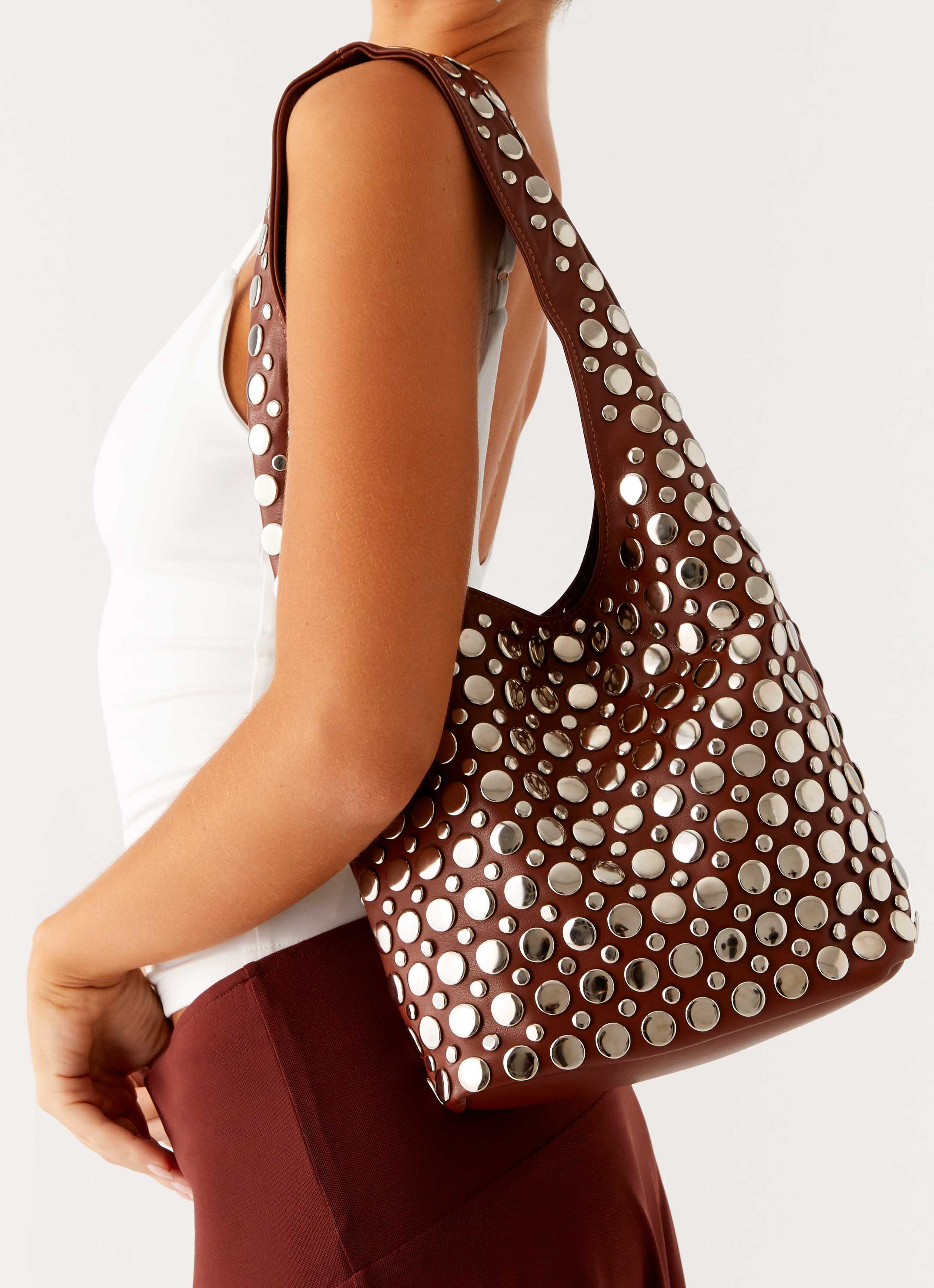 Rocky Shoulder Bag Brown
