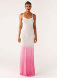 Kiki Maxi Dress Pink Ombre