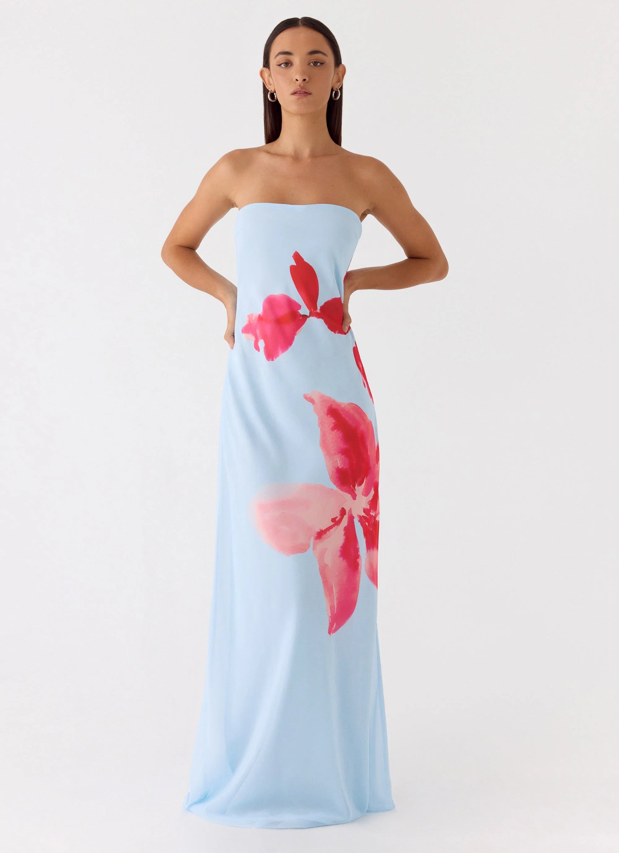 Amelle Maxi Dress Blue Petal