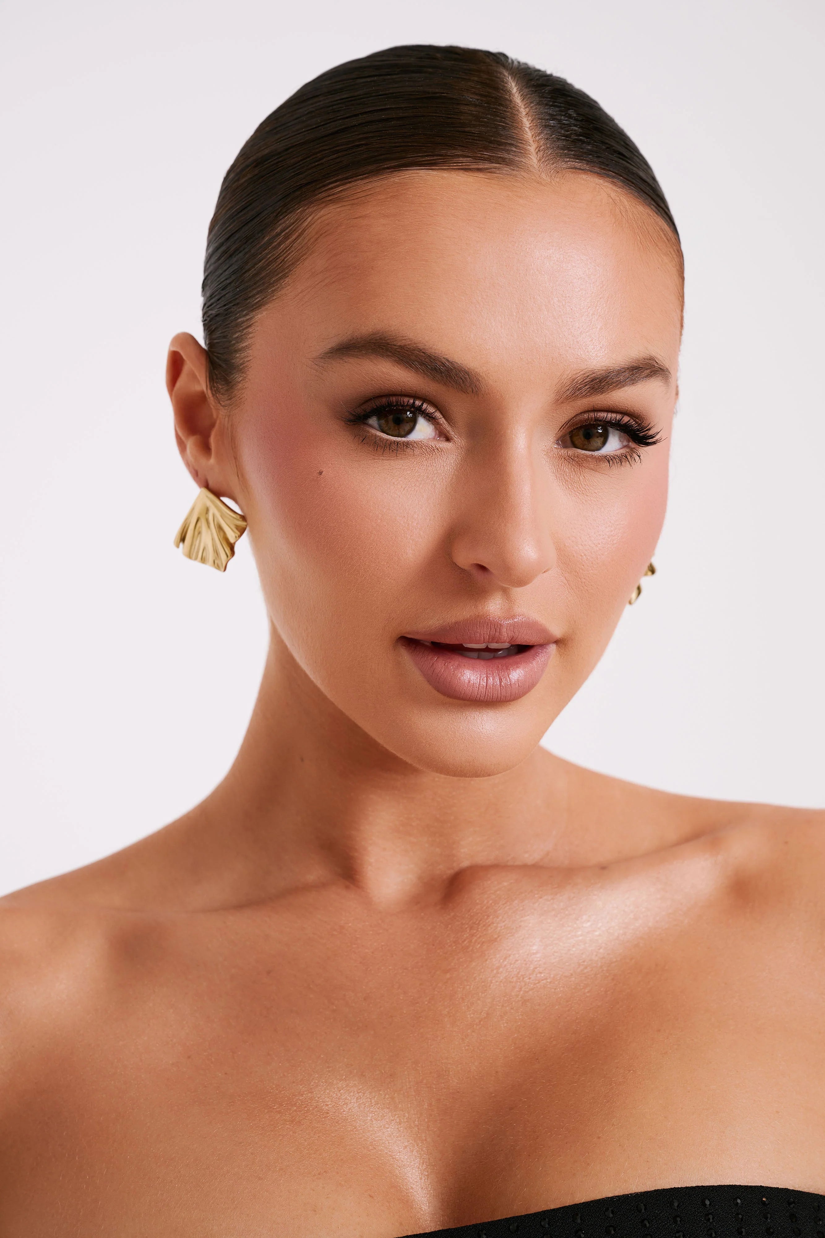 Willa Draped Earrings Gold