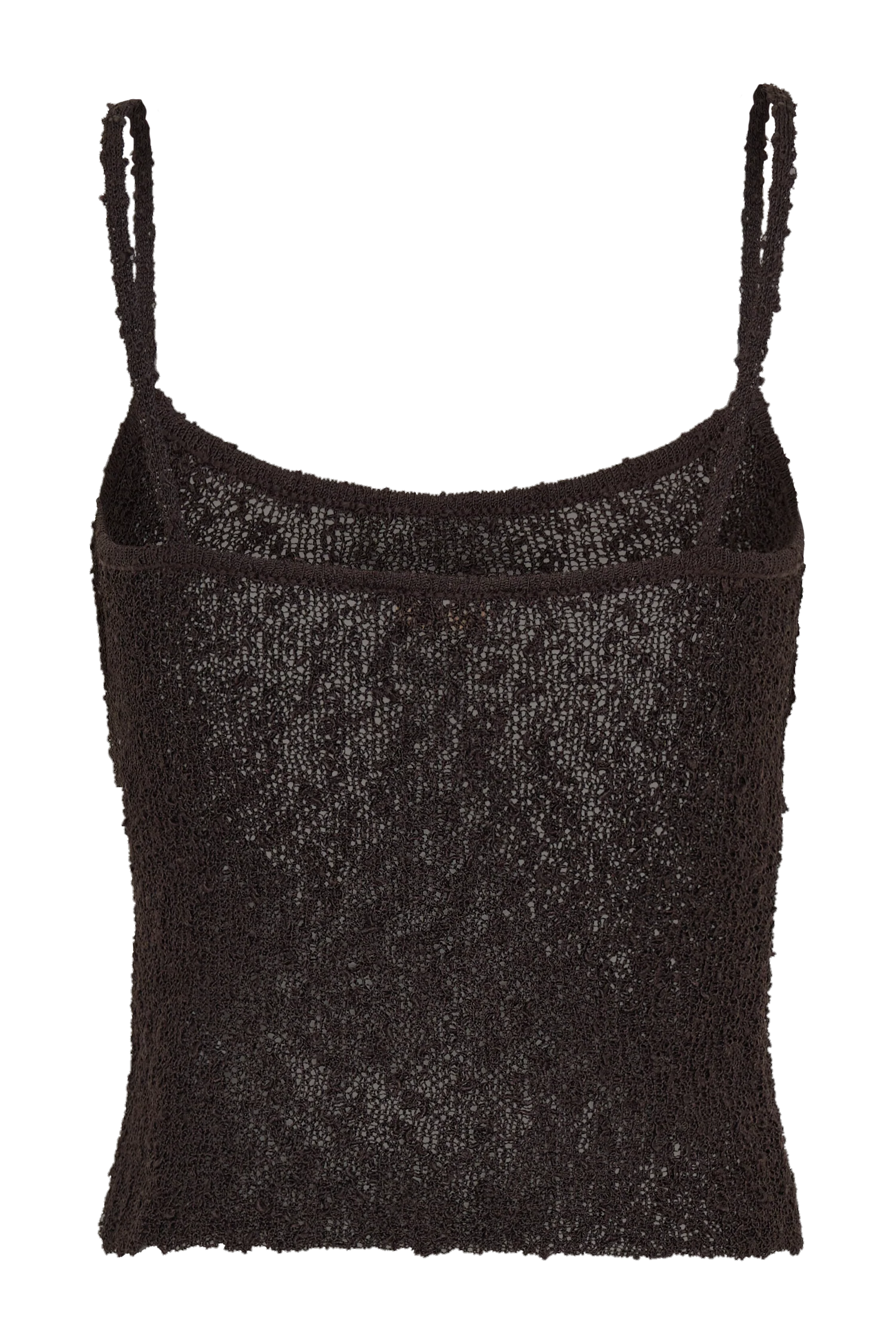 Mattais Boucle Knit Top Dark Chocolate