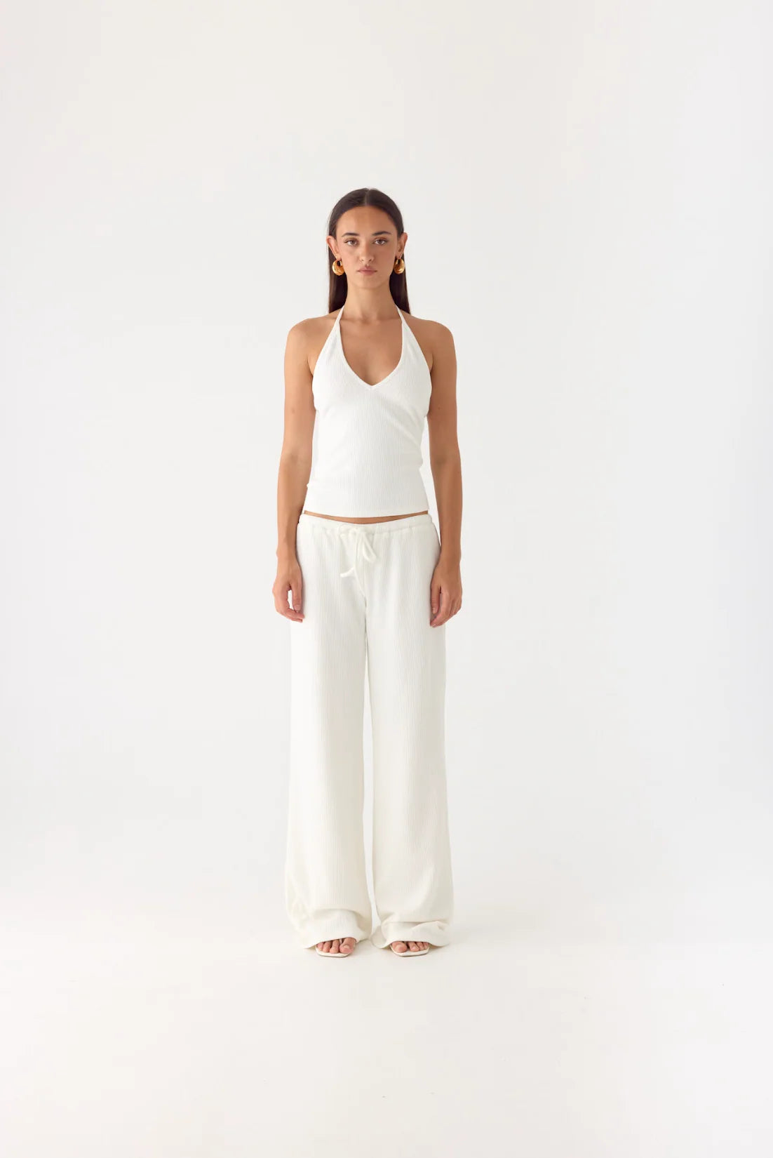 Henry Halter Top Ivory