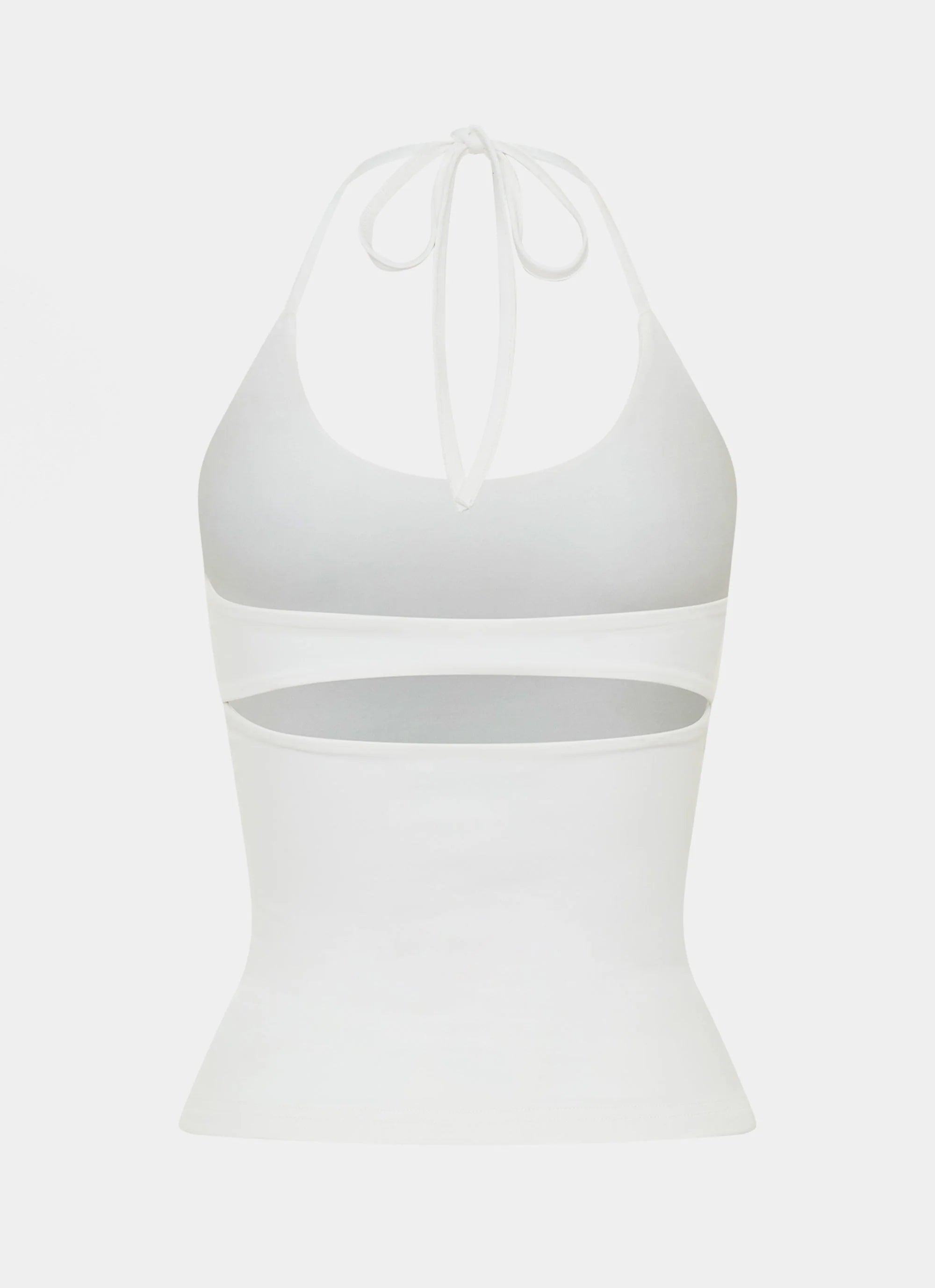 Chauncey Halter Top White