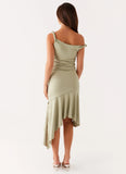 Huntah Midi Dress Sage