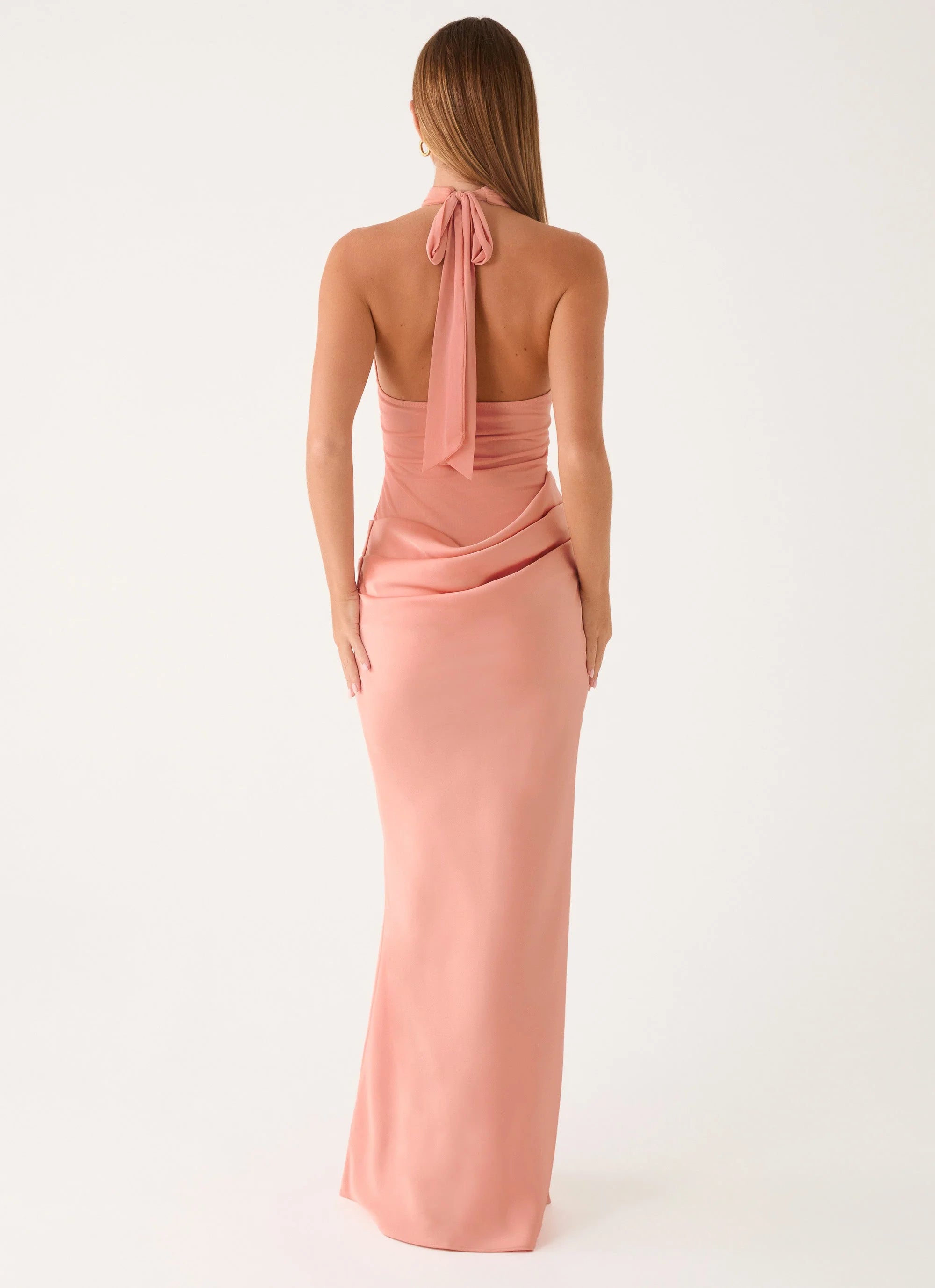 Kiyah Maxi Dress Peach