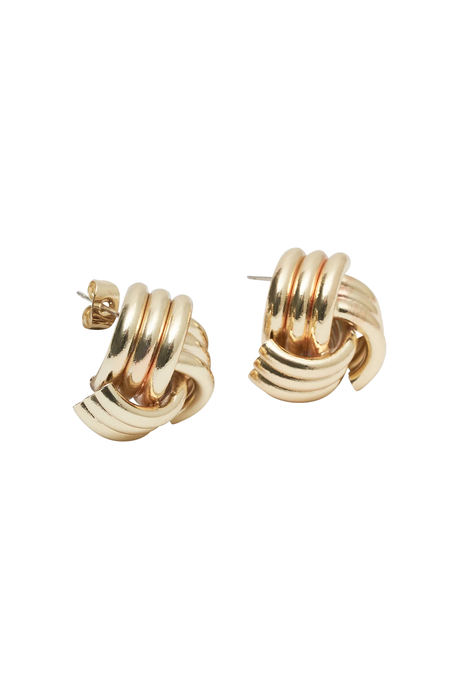 Rowan Knotted Earrings Gold