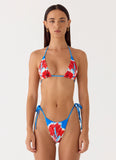 Mommae Halter Bikini Top Twilight Petal