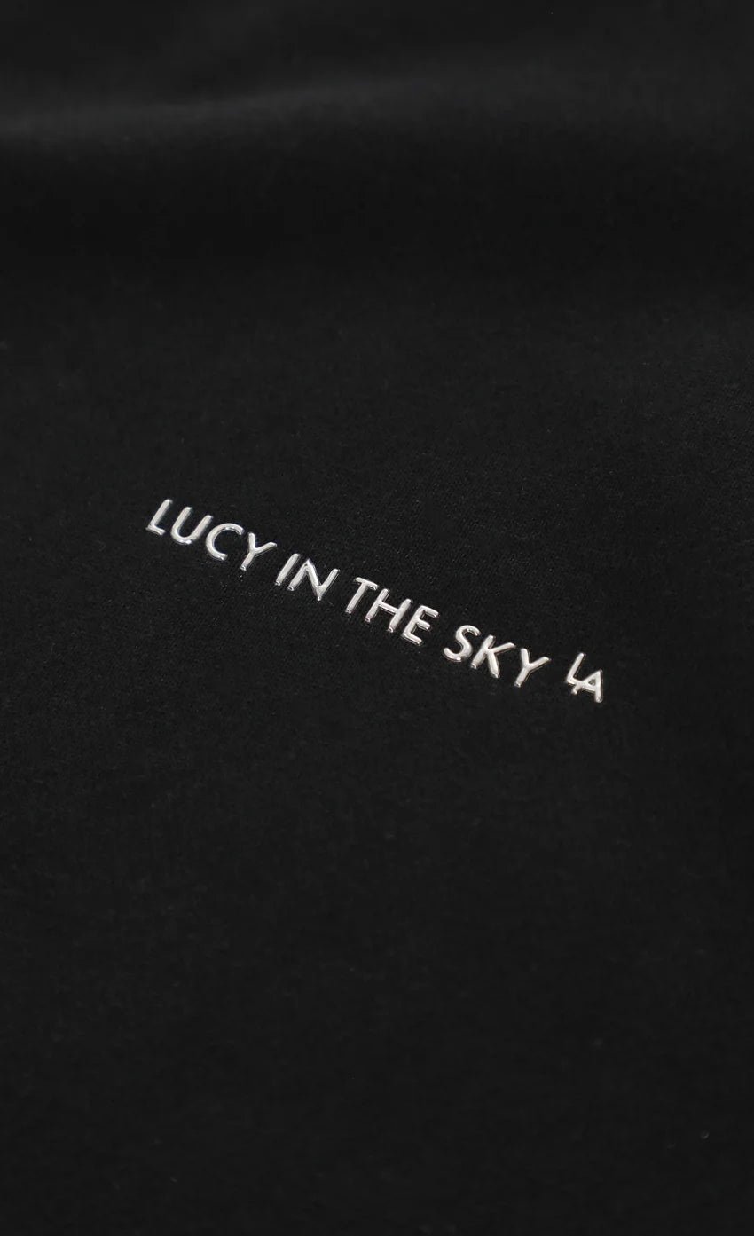 Oversized Lucy Hoodie in Black