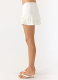 Skyler Mini Skort White