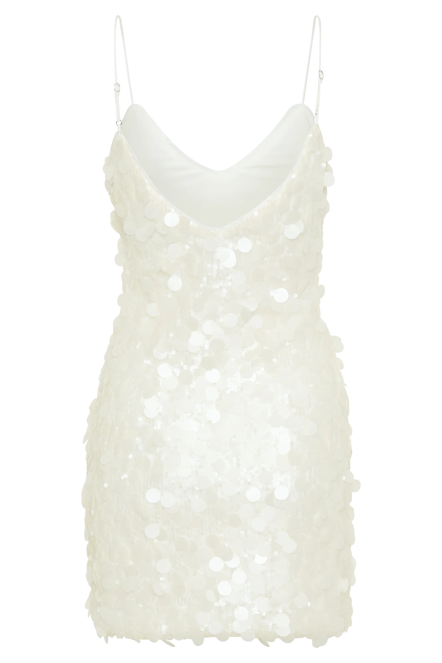 Romilly Sequin Mini Dress Ivory