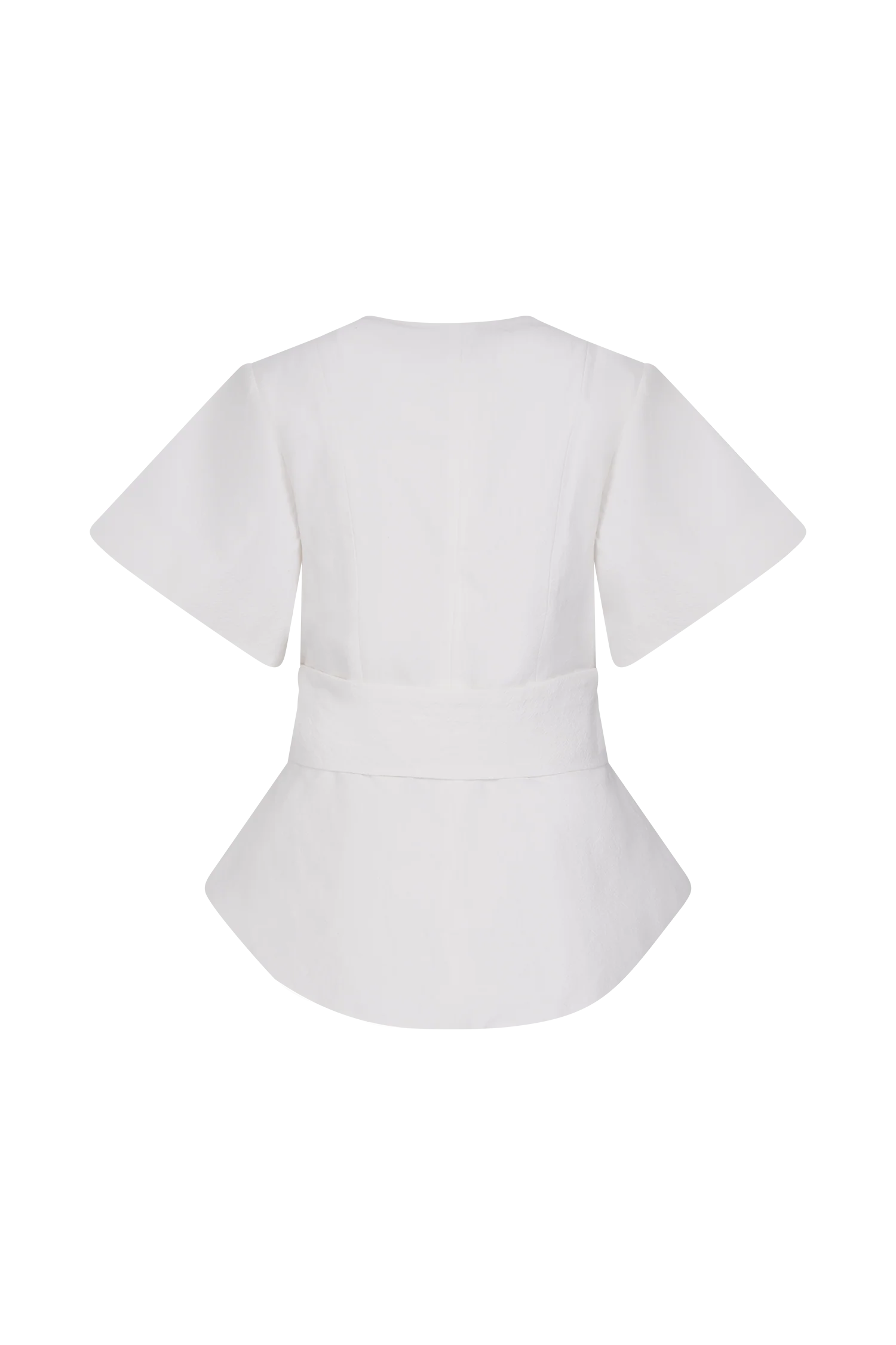 Liberty Cotton Shortsleeve Top White