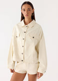 Lewis Drill Jacket Ivory