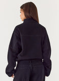 Waylon Denim Bomber Jacket Black