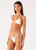 Ryland Bead Bikini Top Siena Floral
