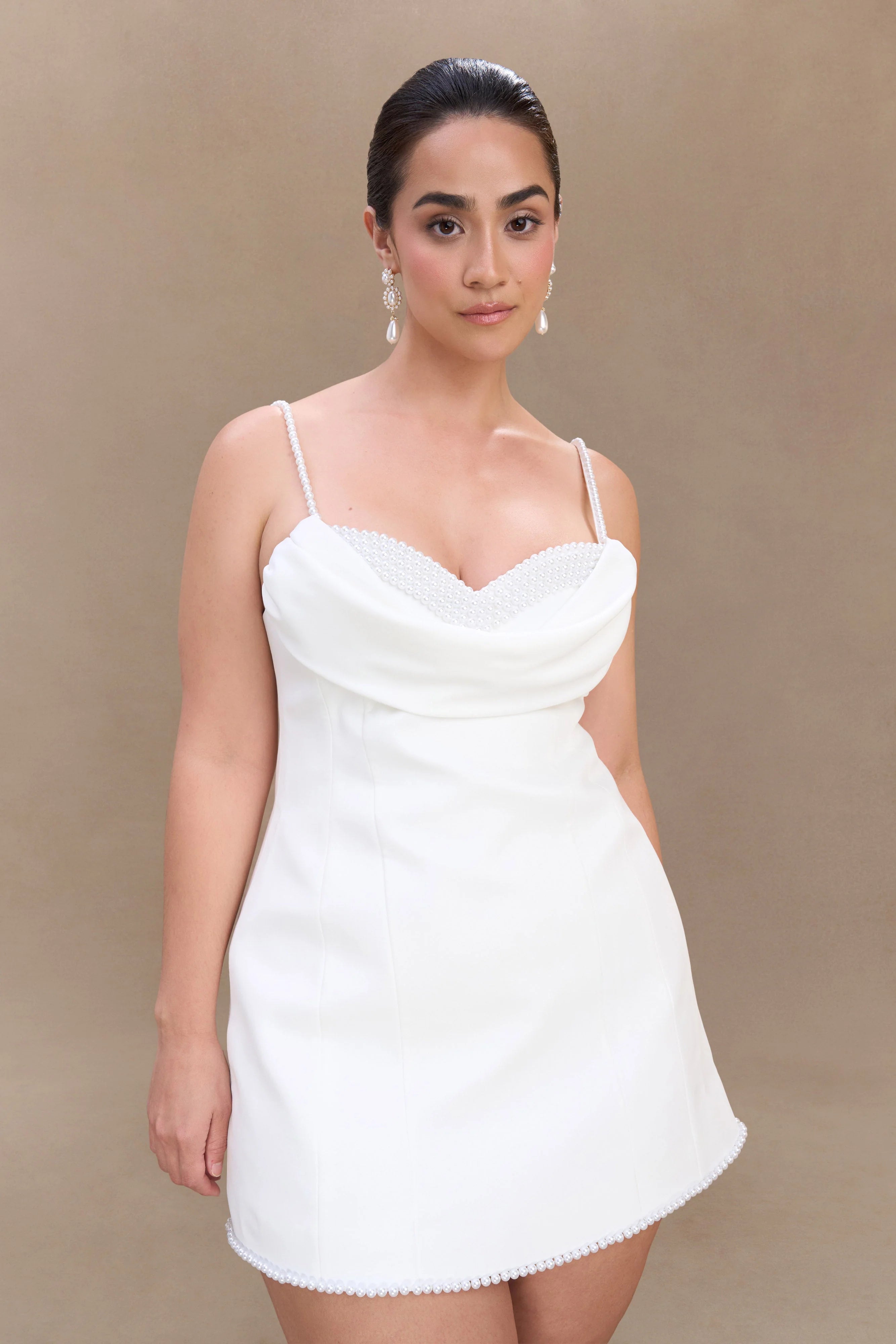 Liliane Suiting Mini Dress Ivory