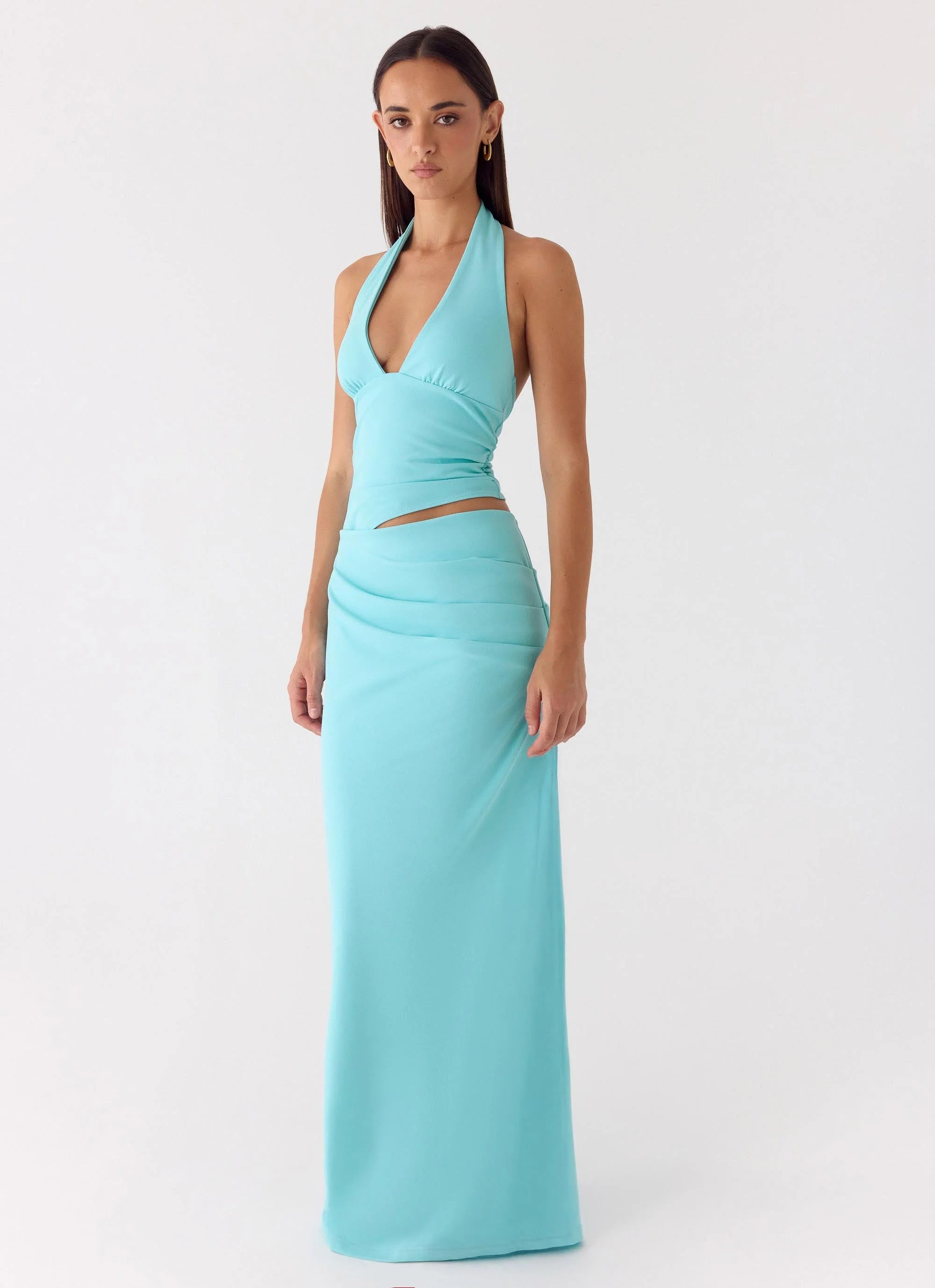 Almost Love Maxi Dress Aqua
