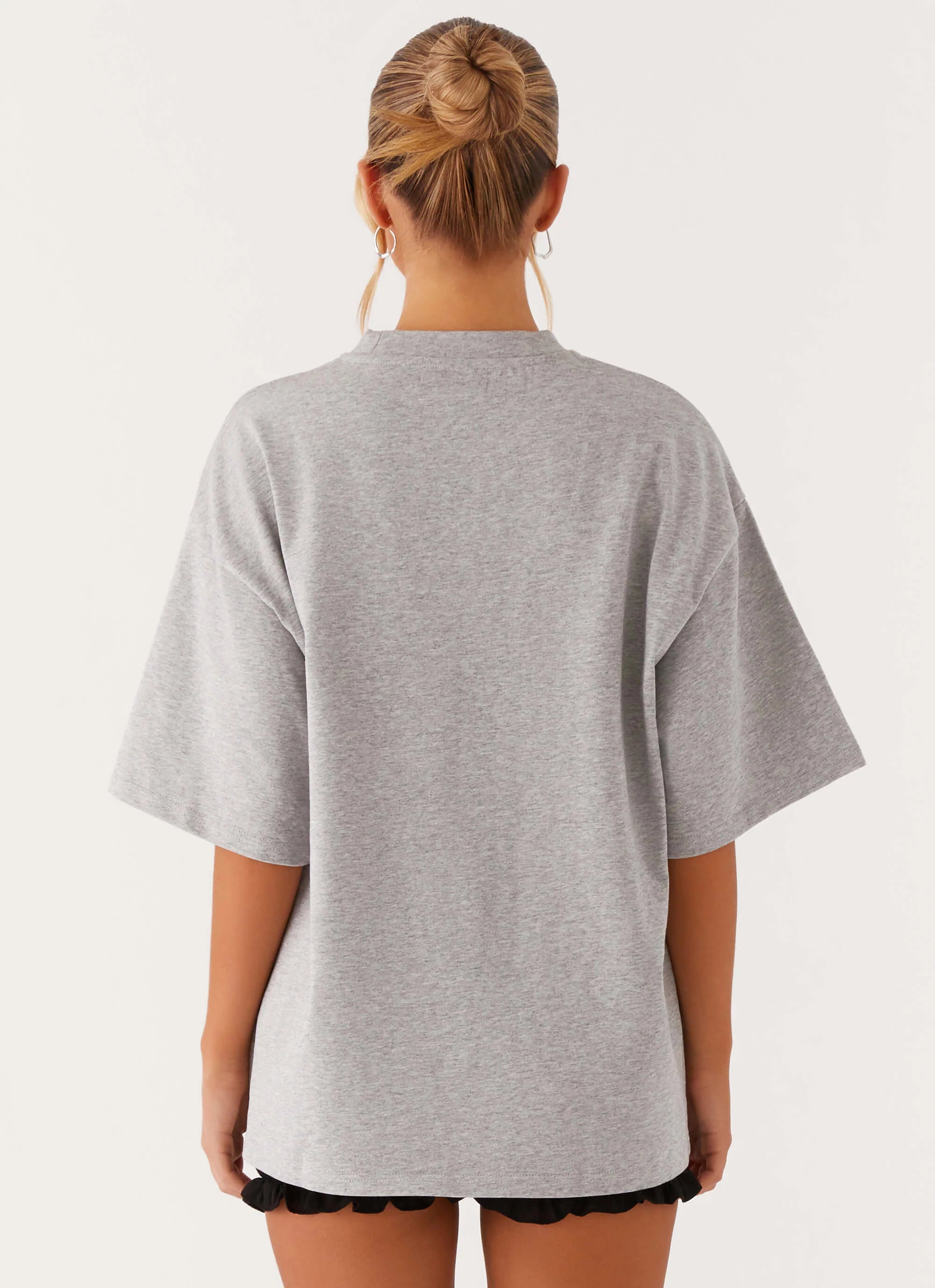 Signature Oversized Tee Grey