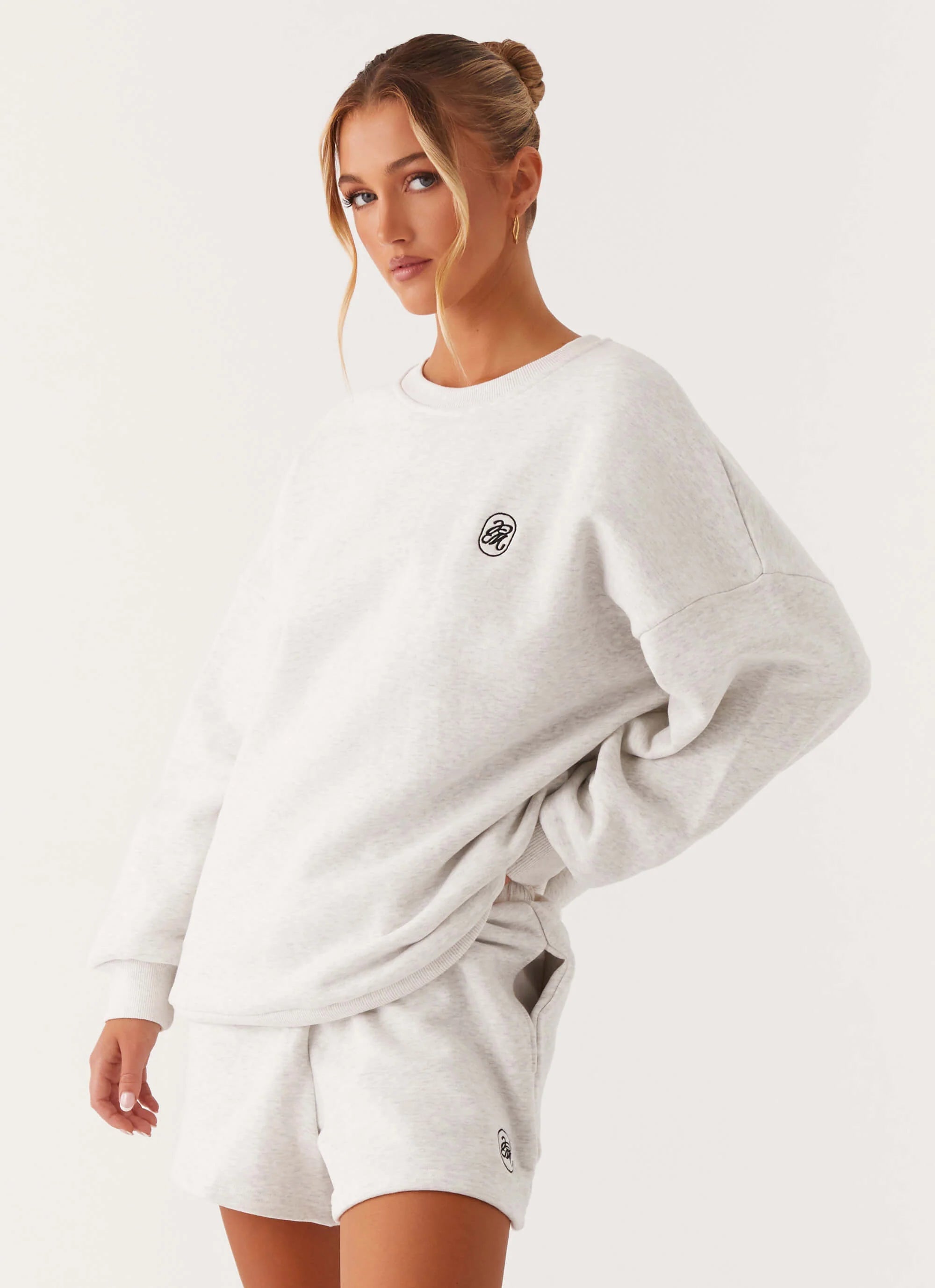 Signature Oversized Sweatshirt Grey