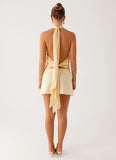 Willow Chiffon Top Yellow